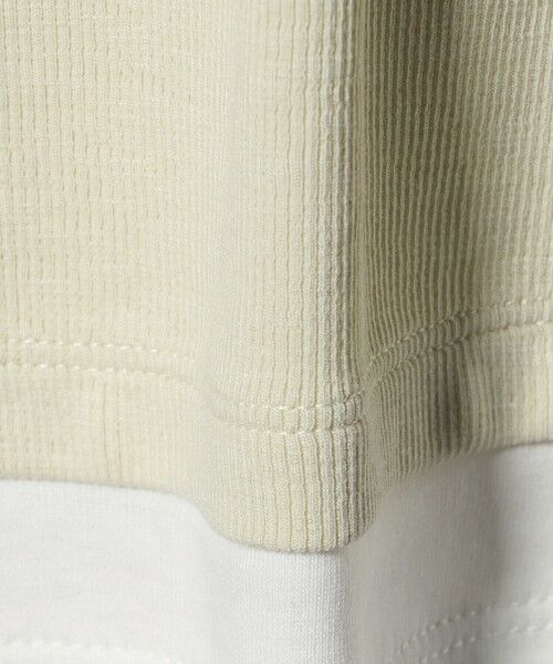 BEAUTY&YOUTH UNITED ARROWS / ビューティー&ユース ユナイテッドアローズ カットソー | ヘンリーネック レイヤード Tシャツ | 詳細9