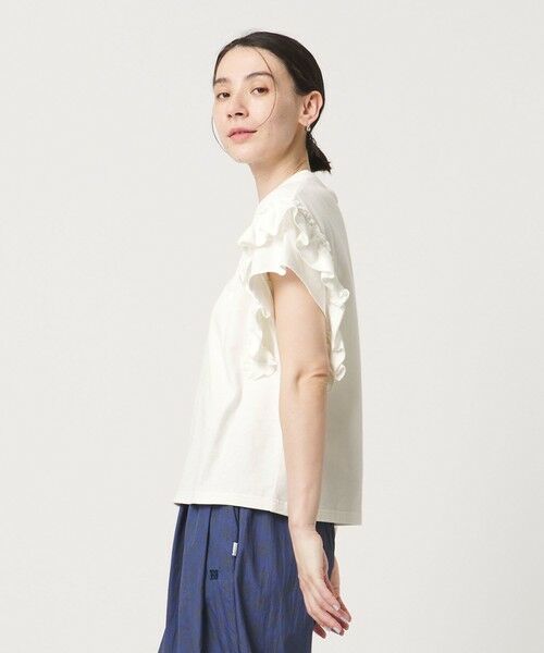 BEAUTY&YOUTH UNITED ARROWS / ビューティー&ユース ユナイテッドアローズ カットソー | コットンフリル ショートスリーブ カットソー | 詳細2