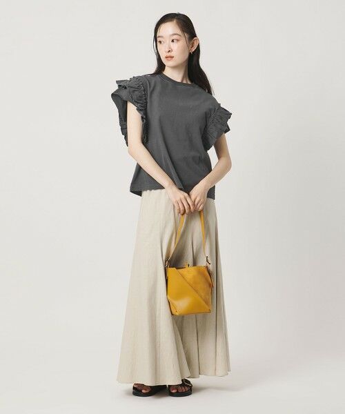 BEAUTY&YOUTH UNITED ARROWS / ビューティー&ユース ユナイテッドアローズ カットソー | コットンフリル ショートスリーブ カットソー | 詳細11