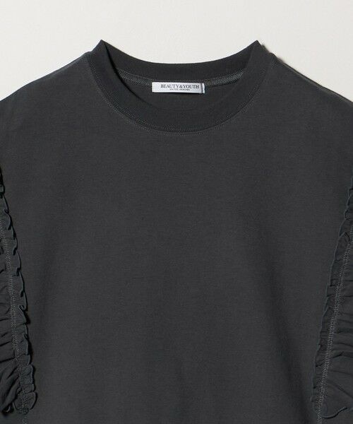 BEAUTY&YOUTH UNITED ARROWS / ビューティー&ユース ユナイテッドアローズ カットソー | コットンフリル ショートスリーブ カットソー | 詳細13