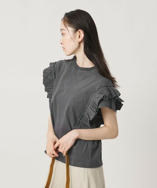 BEAUTY&YOUTH UNITED ARROWS / ビューティー&ユース ユナイテッドアローズ カットソー | コットンフリル ショートスリーブ カットソー | 詳細8