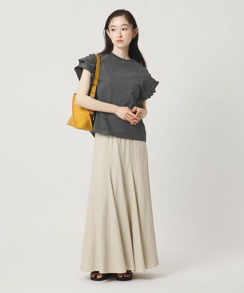 BEAUTY&YOUTH UNITED ARROWS / ビューティー&ユース ユナイテッドアローズ カットソー | コットンフリル ショートスリーブ カットソー | 詳細10