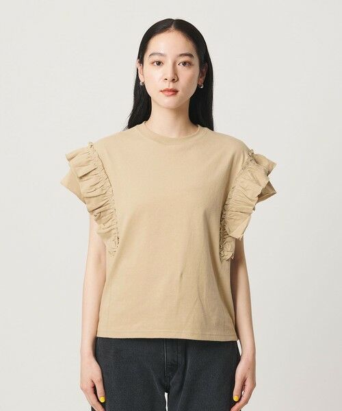 BEAUTY&YOUTH UNITED ARROWS / ビューティー&ユース ユナイテッドアローズ カットソー | コットンフリル ショートスリーブ カットソー | 詳細18