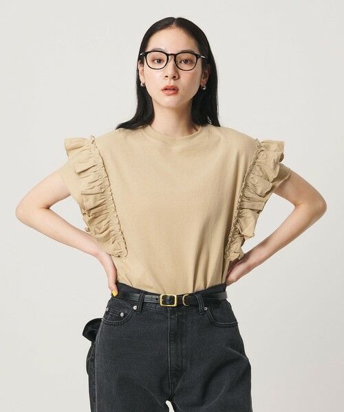 BEAUTY&YOUTH UNITED ARROWS / ビューティー&ユース ユナイテッドアローズ カットソー | コットンフリル ショートスリーブ カットソー | 詳細11