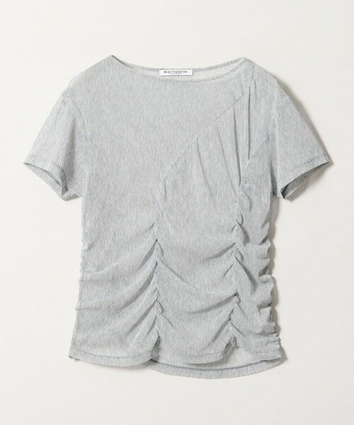 BEAUTY&YOUTH UNITED ARROWS / ビューティー&ユース ユナイテッドアローズ カットソー | シャーリング メッシュ Tシャツ | 詳細13