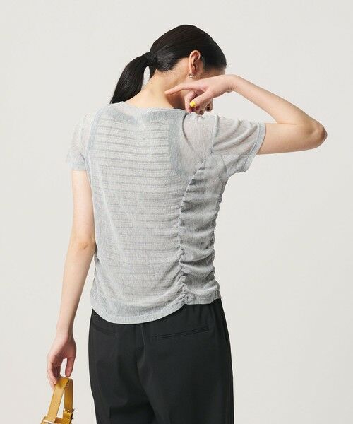 BEAUTY&YOUTH UNITED ARROWS / ビューティー&ユース ユナイテッドアローズ カットソー | シャーリング メッシュ Tシャツ | 詳細11