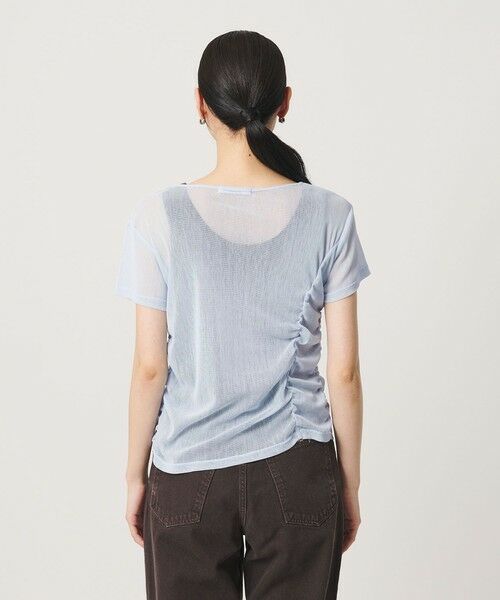 BEAUTY&YOUTH UNITED ARROWS / ビューティー&ユース ユナイテッドアローズ カットソー | シャーリング メッシュ Tシャツ | 詳細21