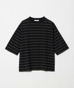 BEAUTY&YOUTH UNITED ARROWS / ビューティー&ユース ユナイテッドアローズ Tシャツ | コットンポリエステル ボーダー ハーフスリーブTシャツ