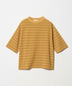 BEAUTY&YOUTH UNITED ARROWS / ビューティー&ユース ユナイテッドアローズ Tシャツ | コットンポリエステル ボーダー ハーフスリーブTシャツ