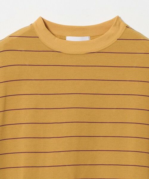 BEAUTY&YOUTH UNITED ARROWS / ビューティー&ユース ユナイテッドアローズ Tシャツ | コットンポリエステル ボーダー ハーフスリーブTシャツ | 詳細3