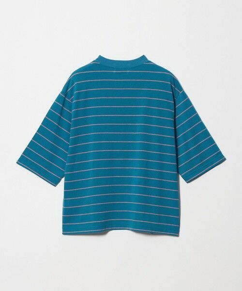 BEAUTY&YOUTH UNITED ARROWS / ビューティー&ユース ユナイテッドアローズ Tシャツ | コットンポリエステル ボーダー ハーフスリーブTシャツ | 詳細5