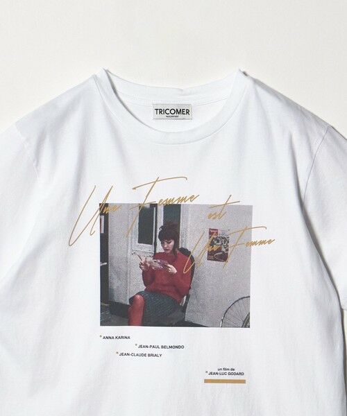 BEAUTY&YOUTH UNITED ARROWS / ビューティー&ユース ユナイテッドアローズ カットソー | ＜TRICOMER＞UNE FEMME プリントTシャツ | 詳細2