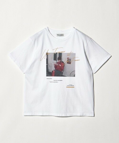 BEAUTY&YOUTH UNITED ARROWS / ビューティー&ユース ユナイテッドアローズ カットソー | ＜TRICOMER＞UNE FEMME プリントTシャツ（WHITE）