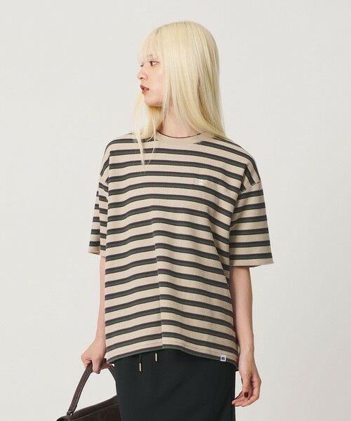 BEAUTY&YOUTH UNITED ARROWS / ビューティー&ユース ユナイテッドアローズ カットソー | 【別注】＜RUSSELL ATHLETIC＞ワッフル ショートスリーブ Tシャツ | 詳細1