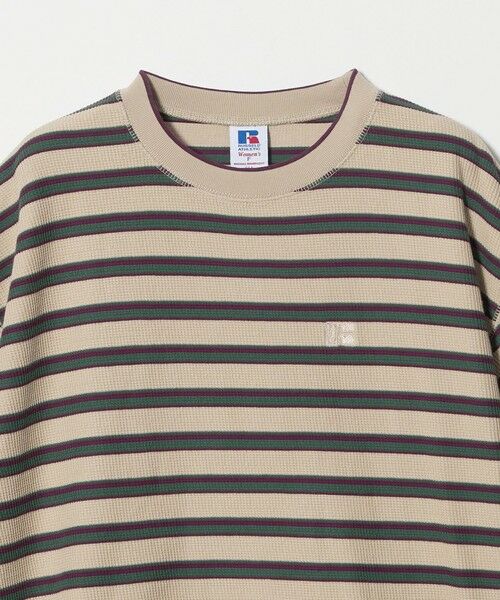BEAUTY&YOUTH UNITED ARROWS / ビューティー&ユース ユナイテッドアローズ カットソー | 【別注】＜RUSSELL ATHLETIC＞ワッフル ショートスリーブ Tシャツ | 詳細8