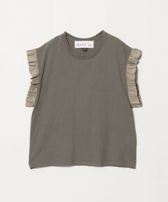 ＜dahl’ia＞フリル ショートスリーブ Tシャツ