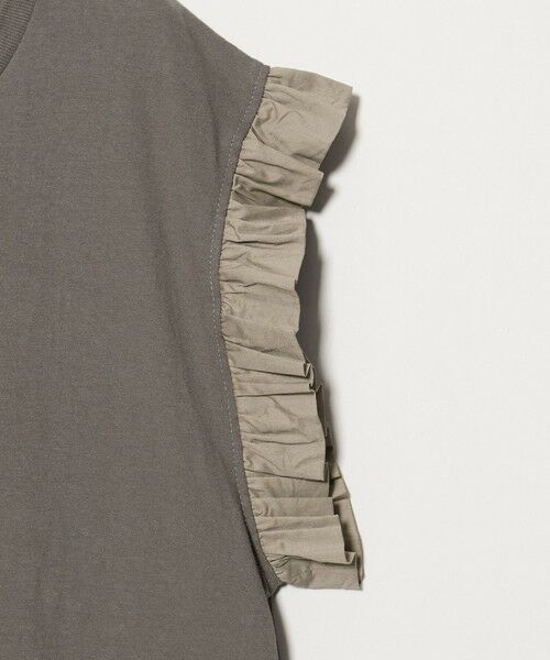 BEAUTY&YOUTH UNITED ARROWS / ビューティー&ユース ユナイテッドアローズ カットソー | 【WEB限定】＜dahl’ia＞フリル ショートスリーブ Tシャツ | 詳細15