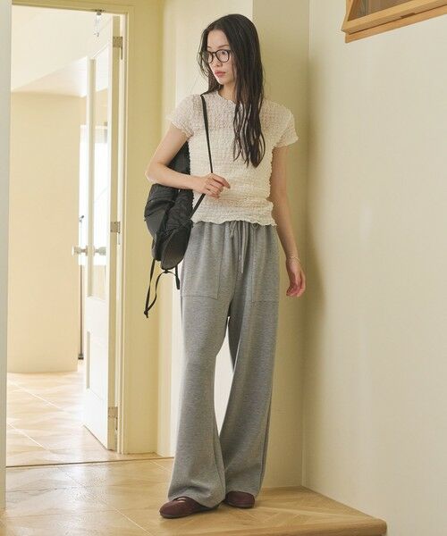 BEAUTY&YOUTH UNITED ARROWS / ビューティー&ユース ユナイテッドアローズ カットソー | 【WEB限定】シュリンクレース プルオーバー | 詳細5