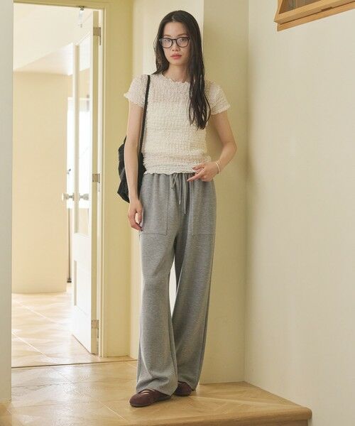 BEAUTY&YOUTH UNITED ARROWS / ビューティー&ユース ユナイテッドアローズ カットソー | 【WEB限定】シュリンクレース プルオーバー | 詳細6