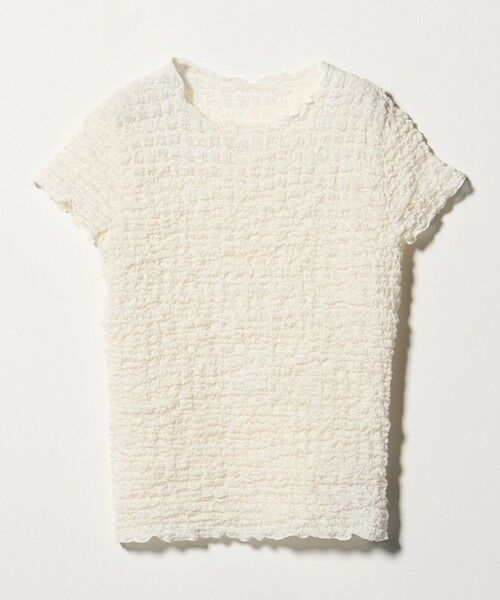 BEAUTY&YOUTH UNITED ARROWS / ビューティー&ユース ユナイテッドアローズ カットソー | 【WEB限定】シュリンクレース プルオーバー（OFF WHITE）