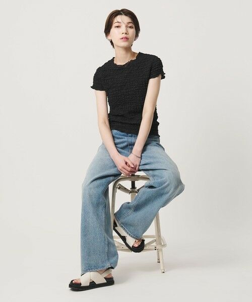 BEAUTY&YOUTH UNITED ARROWS / ビューティー&ユース ユナイテッドアローズ カットソー | 【WEB限定】シュリンクレース プルオーバー | 詳細12