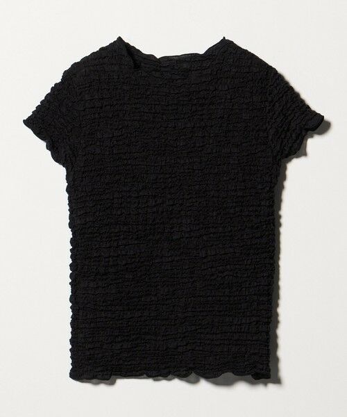 BEAUTY&YOUTH UNITED ARROWS / ビューティー&ユース ユナイテッドアローズ カットソー | 【WEB限定】シュリンクレース プルオーバー（BLACK）