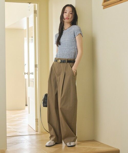 BEAUTY&YOUTH UNITED ARROWS / ビューティー&ユース ユナイテッドアローズ カットソー | 【WEB限定】シュリンクレース プルオーバー | 詳細20