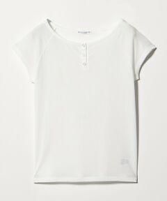 BEAUTY&YOUTH UNITED ARROWS / ビューティー&ユース ユナイテッドアローズ カットソー | ポリエステルコットン ヘンリーネックTシャツ