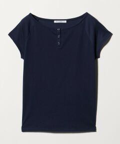 BEAUTY&YOUTH UNITED ARROWS / ビューティー&ユース ユナイテッドアローズ カットソー | ポリエステルコットン ヘンリーネックTシャツ