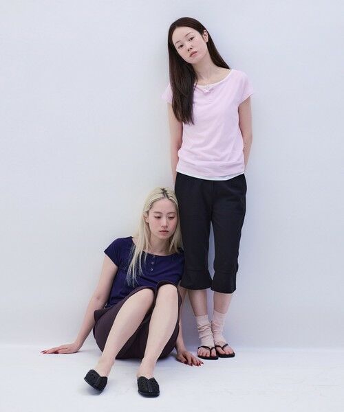 BEAUTY&YOUTH UNITED ARROWS / ビューティー&ユース ユナイテッドアローズ カットソー | ポリエステルコットン ヘンリーネックTシャツ | 詳細3