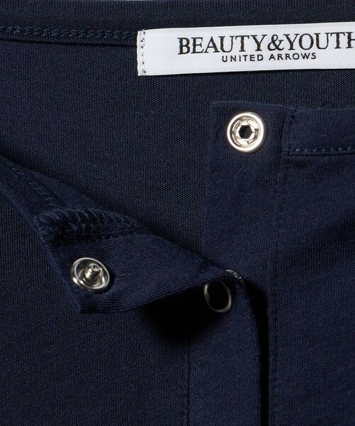 BEAUTY&YOUTH UNITED ARROWS / ビューティー&ユース ユナイテッドアローズ カットソー | ポリエステルコットン ヘンリーネックTシャツ | 詳細15