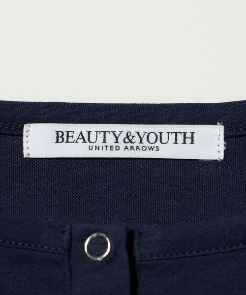 BEAUTY&YOUTH UNITED ARROWS / ビューティー&ユース ユナイテッドアローズ カットソー | ポリエステルコットン ヘンリーネックTシャツ | 詳細17