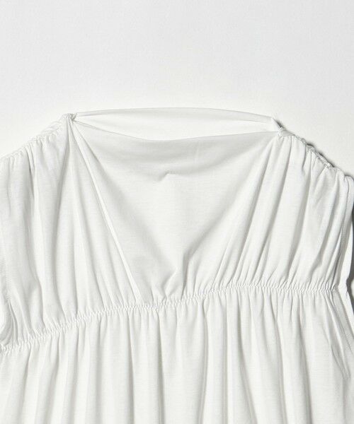 BEAUTY&YOUTH UNITED ARROWS / ビューティー&ユース ユナイテッドアローズ カットソー | 【WEB限定 Wardrobe DAILY MINIMAL】シャーリング ノースリーブトップス | 詳細1