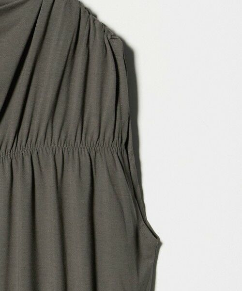 BEAUTY&YOUTH UNITED ARROWS / ビューティー&ユース ユナイテッドアローズ カットソー | 【WEB限定 Wardrobe DAILY MINIMAL】シャーリング ノースリーブトップス | 詳細5