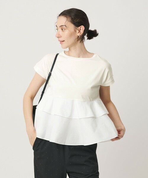BEAUTY&YOUTH UNITED ARROWS / ビューティー&ユース ユナイテッドアローズ カットソー | 【WEB限定】ペプラム ショートスリーブプルオーバー | 詳細2