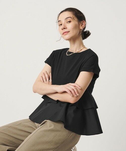 BEAUTY&YOUTH UNITED ARROWS / ビューティー&ユース ユナイテッドアローズ カットソー | 【WEB限定】ペプラム ショートスリーブプルオーバー | 詳細7