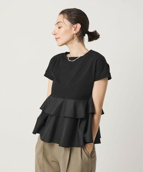BEAUTY&YOUTH UNITED ARROWS / ビューティー&ユース ユナイテッドアローズ カットソー | 【WEB限定】ペプラム ショートスリーブプルオーバー | 詳細8