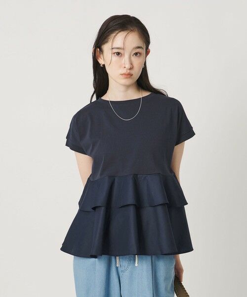 BEAUTY&YOUTH UNITED ARROWS / ビューティー&ユース ユナイテッドアローズ カットソー | 【WEB限定】ペプラム ショートスリーブプルオーバー | 詳細5