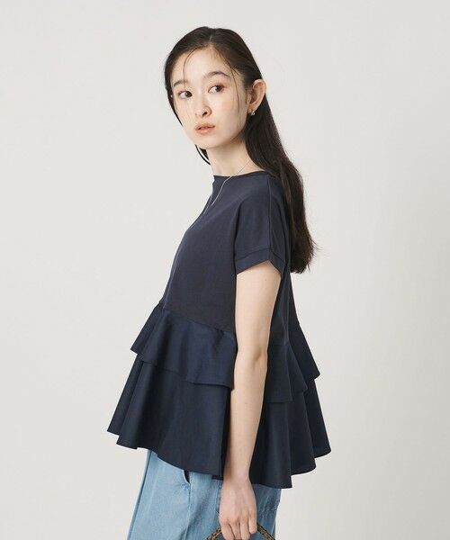 BEAUTY&YOUTH UNITED ARROWS / ビューティー&ユース ユナイテッドアローズ カットソー | 【WEB限定】ペプラム ショートスリーブプルオーバー | 詳細6