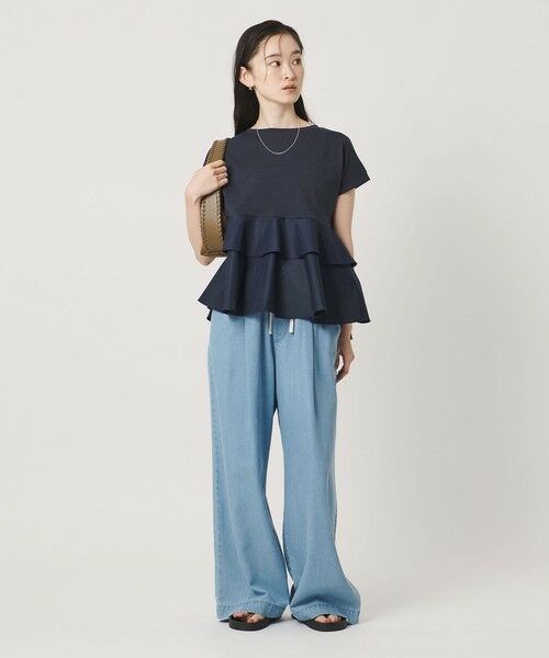 BEAUTY&YOUTH UNITED ARROWS / ビューティー&ユース ユナイテッドアローズ カットソー | 【WEB限定】ペプラム ショートスリーブプルオーバー | 詳細7