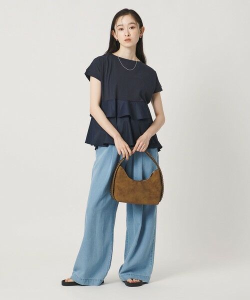 BEAUTY&YOUTH UNITED ARROWS / ビューティー&ユース ユナイテッドアローズ カットソー | 【WEB限定】ペプラム ショートスリーブプルオーバー | 詳細8
