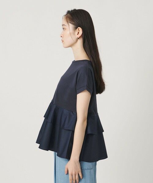 BEAUTY&YOUTH UNITED ARROWS / ビューティー&ユース ユナイテッドアローズ カットソー | 【WEB限定】ペプラム ショートスリーブプルオーバー | 詳細10