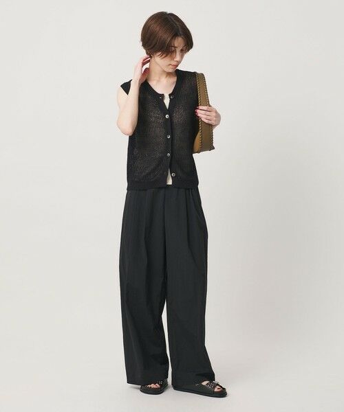 BEAUTY&YOUTH UNITED ARROWS / ビューティー&ユース ユナイテッドアローズ ベスト | フロントボタン ノースリーブニット プルオーバー | 詳細3