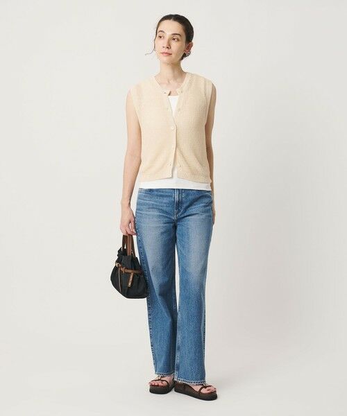 BEAUTY&YOUTH UNITED ARROWS / ビューティー&ユース ユナイテッドアローズ ベスト | フロントボタン ノースリーブニット プルオーバー | 詳細9