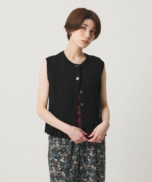 BEAUTY&YOUTH UNITED ARROWS / ビューティー&ユース ユナイテッドアローズ ベスト | コットン ペプラム 2WAY ベスト ウォッシャブル | 詳細1