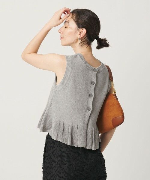 BEAUTY&YOUTH UNITED ARROWS / ビューティー&ユース ユナイテッドアローズ ベスト | コットン ペプラム 2WAY ベスト ウォッシャブル | 詳細8