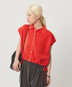 BEAUTY&YOUTH UNITED ARROWS / ビューティー&ユース ユナイテッドアローズ ニット・セーター | ヘムドローストリング シャツカーディガン ウォッシャブル