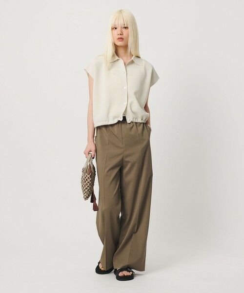 BEAUTY&YOUTH UNITED ARROWS / ビューティー&ユース ユナイテッドアローズ ニット・セーター | ヘムドローストリング シャツカーディガン ウォッシャブル | 詳細4