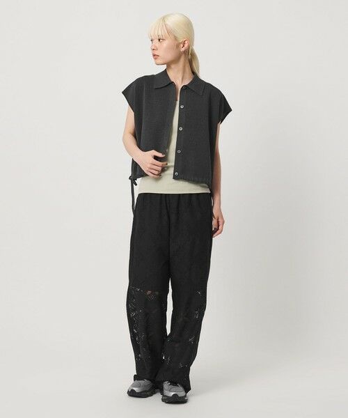 BEAUTY&YOUTH UNITED ARROWS / ビューティー&ユース ユナイテッドアローズ ニット・セーター | ヘムドローストリング シャツカーディガン ウォッシャブル | 詳細8