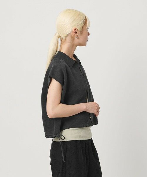 BEAUTY&YOUTH UNITED ARROWS / ビューティー&ユース ユナイテッドアローズ ニット・セーター | ヘムドローストリング シャツカーディガン ウォッシャブル | 詳細7